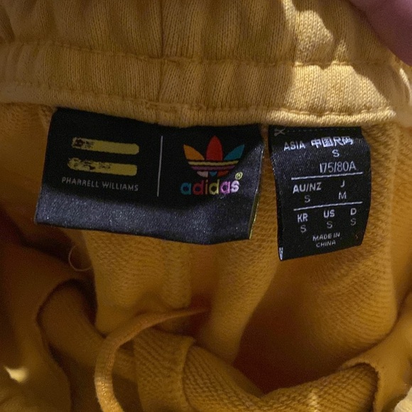 Adidas mustard Yellow Human Race Shorts - Picture 10 of 11